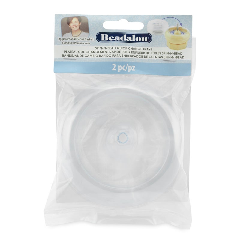 Beadalon 206A-420 Spin-N-Bead QK-Chng Trays 2PC Quick N
